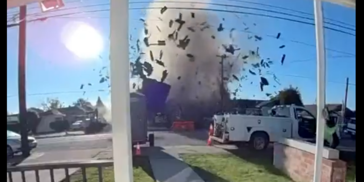 Watch: Massive California Gas Blast Levels Homes, Sends Six to Hospital
