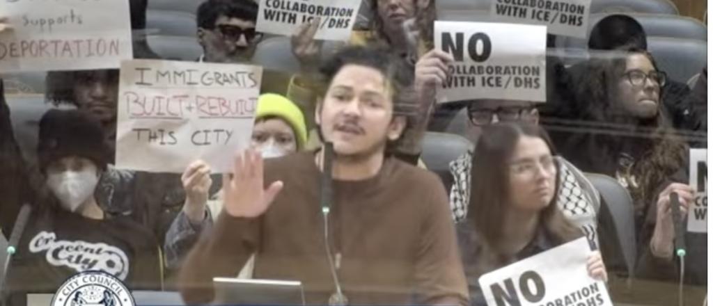 Anti-Ice Protesters Derail City Council Meeting. It Doesn’t End Well For Them