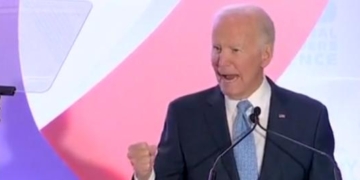 Joe Biden Yells At Clouds, Shouts At LGBT Audience To Fight For Constitution … Or Something