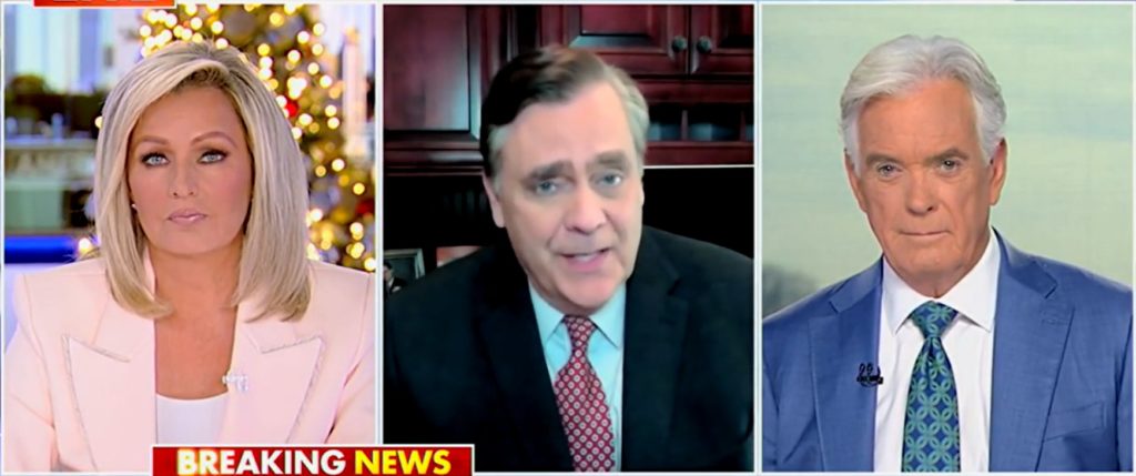 Jonathan Turley Flags ‘Fascinating Aspect’ From Feds’ Announcement About J6 Pipe Bomber Suspect