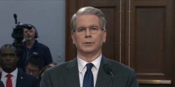 Paid Protestors Who Got Within Feet Of Trump Disrupt Scott Bessent’s Dinner