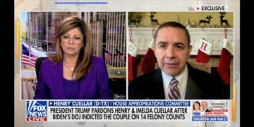 Pardoned Dem Rep. Henry Cuellar Claims Biden DOJ Attempted To Bribe, Entrap Him