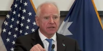 Tim Walz Whines People Keep Driving By His House And Calling Him Retarded