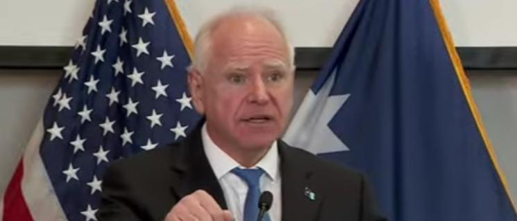 Tim Walz Whines People Keep Driving By His House And Calling Him Retarded