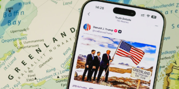 Trump Posts Image of Him Planting US Flag on Greenland: ‘Greenland – US Territory Established 2026’