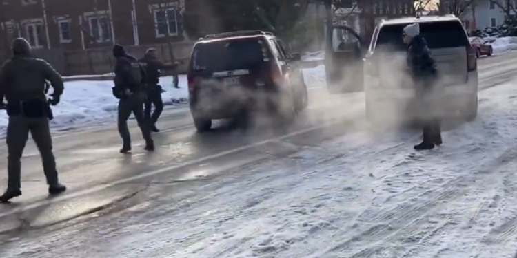 Watch: ICE Shooting Sparks Chaos After SUV Lurches Toward Agent