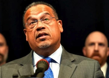 Attorney General Keith Ellison Comments On St. Paul Protest