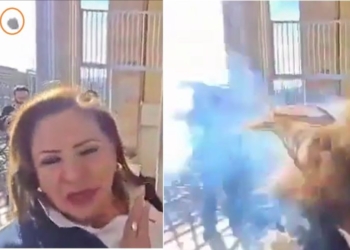 Cameraman Catches Moment Grenade Hits Congresswoman, Explodes On Head