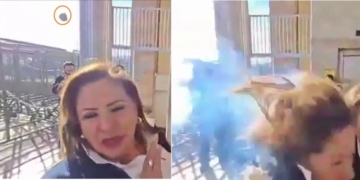 Cameraman Catches Moment Grenade Hits Congresswoman, Explodes On Head