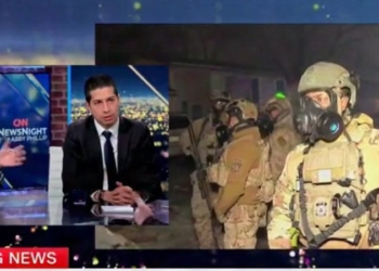 CNN Host Lets Biden Official Claim Anti-ICE Riot Is ‘Peaceful’ While Showing Riot On Screen