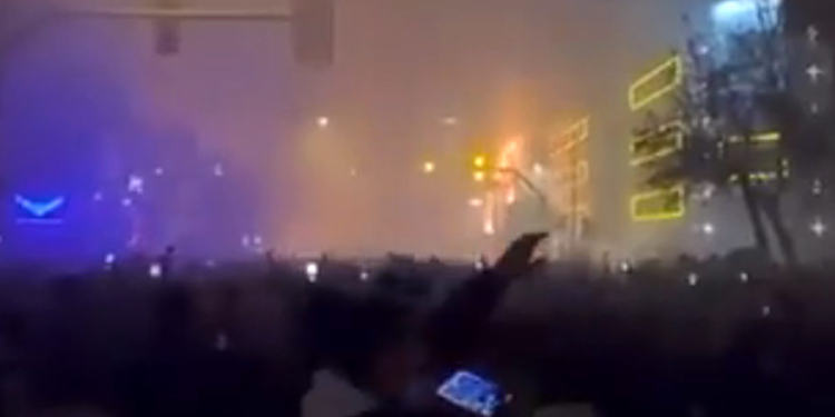 Iranians Burn Down Mosques