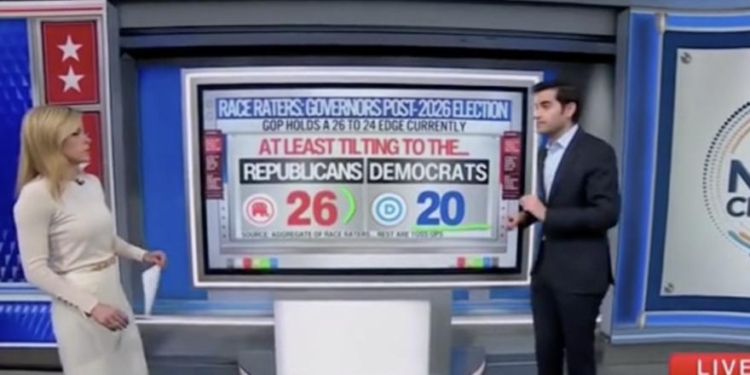 CNN Data Guru Sounds Alarm For Democrats In Upcoming Governors’ Races In 2026