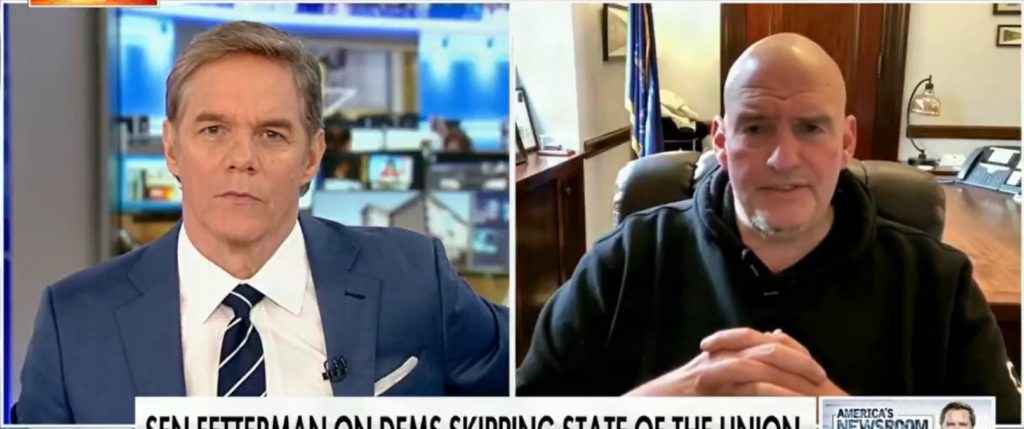 John Fetterman Has Message For Fellow Democrats Who Made Scene At SOTU