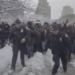 NYPD Responds To Park After Massive Snowball Fight Takes Place