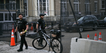 Van Crashes Through WH Barricade 