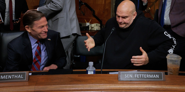 Fetterman Breaks Ranks To Advance Mullin In Tense Confirmation Vote