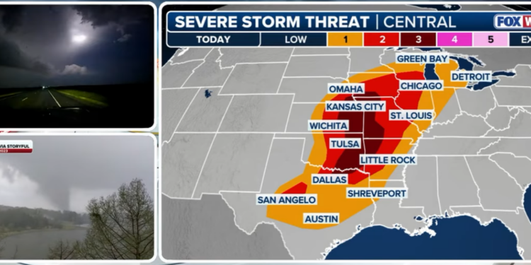 ‘Monster Hail’ And Tornadoes Threaten Millions Across Plains And Midwest
