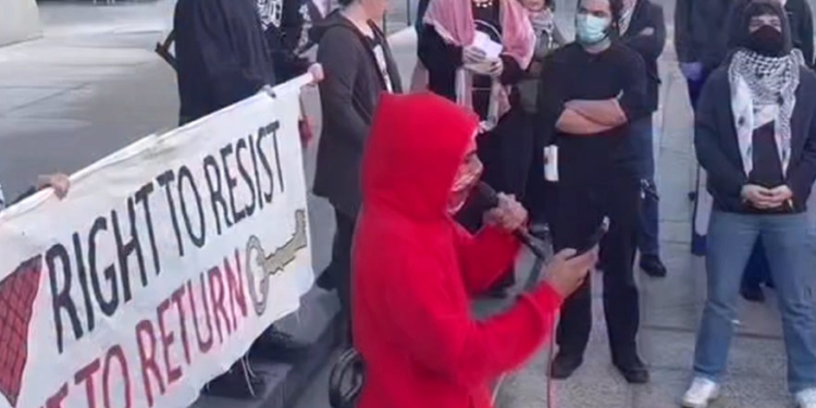 ‘Appalling’ Video Shows Protesters Cheer American Troops Returning Home From Iran War ‘In Caskets’