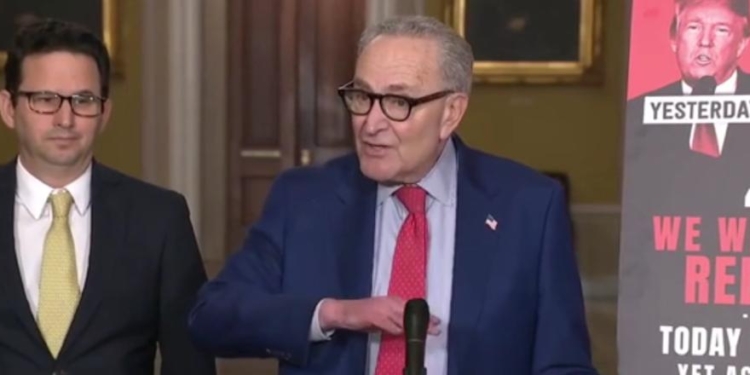 Chuck Schumer Makes Massive Gaffe While Ramping Up Hysteria Against Voter Integrity Bill