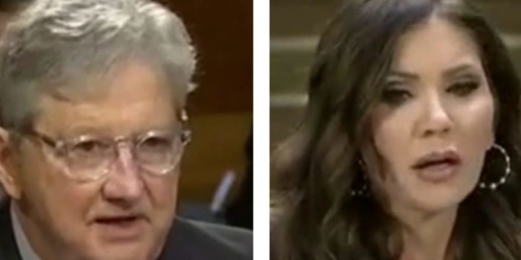 John Kennedy Holds Kristi Noem’s Feet To Fire Over Expensive Ad Campaign