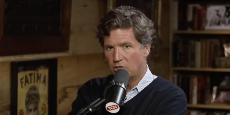 Pro-Iran War Activists Drum Up Baseless Conspiracy Theory About Tucker Carlson