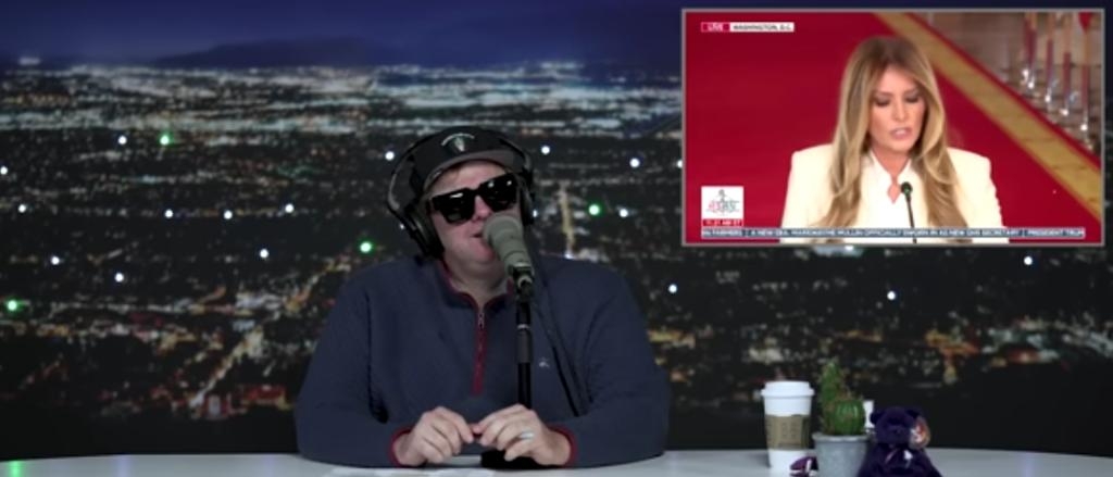 Tim Dillon Does His Best Melania Trump Impression When Poking Fun At White House Robot Event