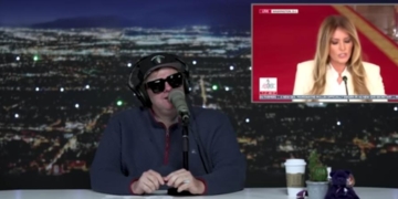 Tim Dillon Does His Best Melania Trump Impression When Poking Fun At White House Robot Event