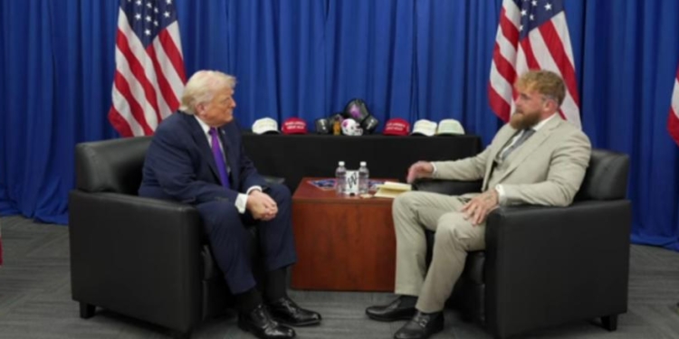Trump Sits Down With Jake Paul For Wide-Ranging Interview