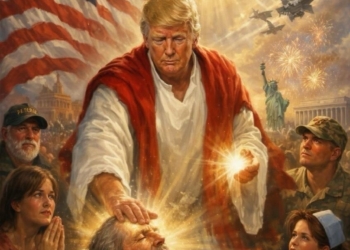 Trump Blasted For Posting AI Image Of Him As Jesus: ‘Gross Blasphemy!’