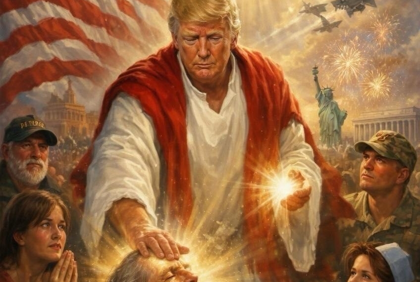 Trump Blasted For Posting AI Image Of Him As Jesus: ‘Gross Blasphemy!’