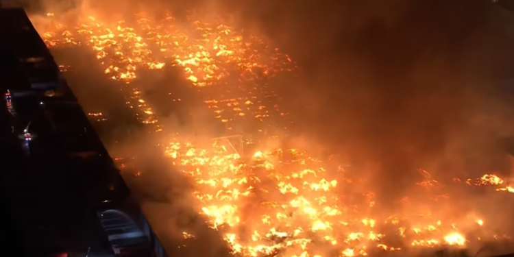 Arson Investigation Launched After Inferno Engulfs California Warehouse