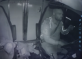 Chilling Video Shows Killer Cleaning Truck After Abduction