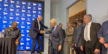 Bill Clinton Crashes Cowboys Presser, Jokes About ‘Negotiating’ Draft