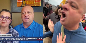 Anti-ICE Dad Who Teamed Up With Daughter To Attack TPUSA Journo ‘Second Guesses’ Living In USA