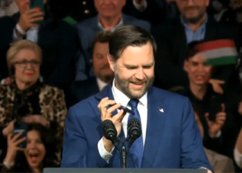 Crowd Erupts As JD Vance Gets Trump On Speakerphone In Hungary