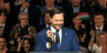 Crowd Erupts As JD Vance Gets Trump On Speakerphone In Hungary