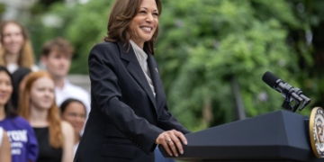 Kamala Harris Rallies Democratic Donors