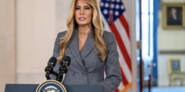 Melania Trump Delivers White House Speech