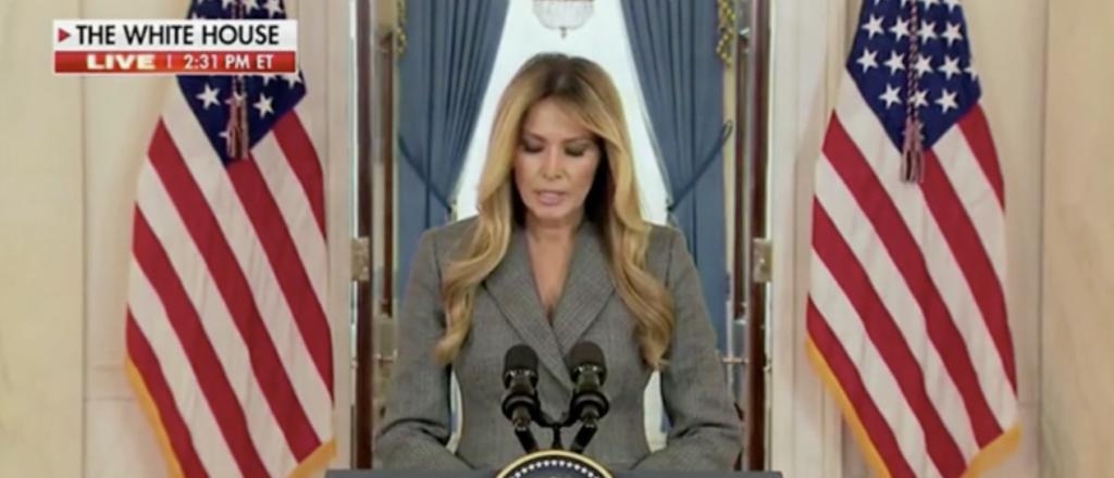 Melania Trump Rebukes Reports About Her Ties To Epstein In Rare Public Statement