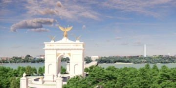 Trump Administration Unveils Proposed Triumphal Arch To Greet Visitors To Nation’s Capital