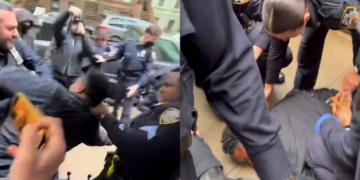 Video Shows Police Throw City Councilmember To Ground During Protest