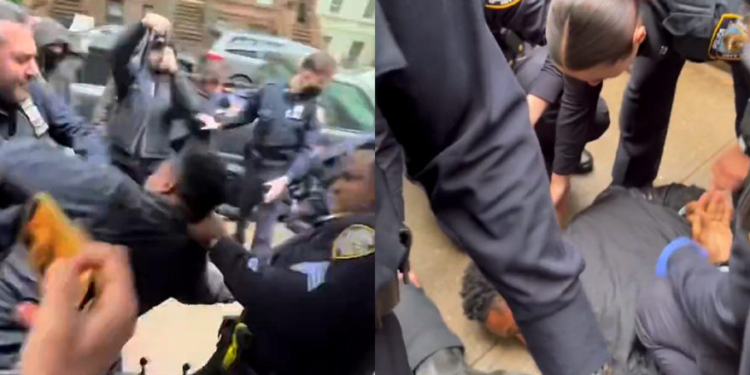 Video Shows Police Throw City Councilmember To Ground During Protest