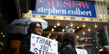 Trump Hints Colbert Is Not the Last to Fall