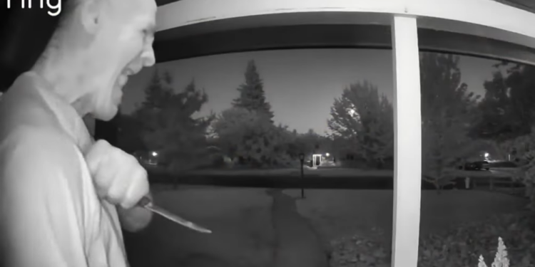 Ring Camera Captures Knife-Wielding Man Terrorizing Homes Before Double Arrest in One Day
