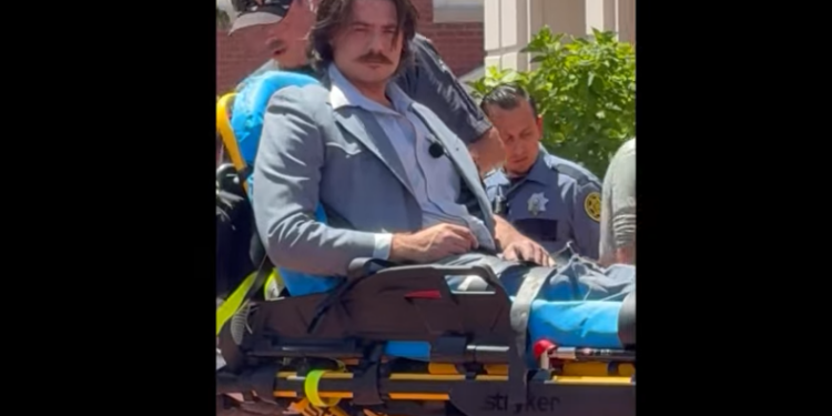 Livestream Meltdown Ends in Gunfire Outside Courthouse