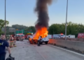 NBC Reporter Pulls Teen From Burning Car Seconds Before Explosion