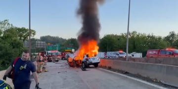 NBC Reporter Pulls Teen From Burning Car Seconds Before Explosion