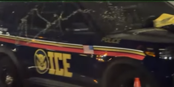 Tensions Flare Again Outside ICE Facility