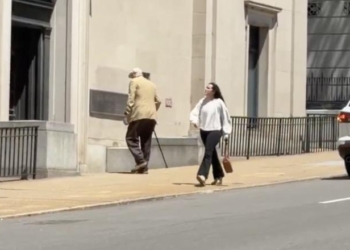 Lone Protester Bravely Defends Gerrymandering By Pacing Angrily In Front Of Virginia Supreme Court