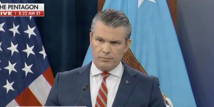 Reporter Presses Pete Hegseth On Trump Changing His Tune On Major Iran War Demand